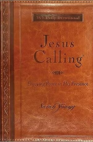 Jesus Calling: Enjoying Peace in His Presence (Large Text, Leathersoft)