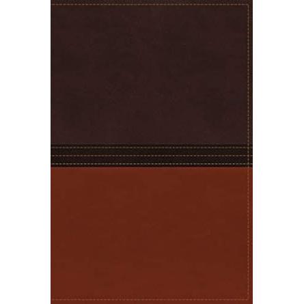 The MacArthur Study Bible (NASB) - Leathersoft (Brown/Orange)