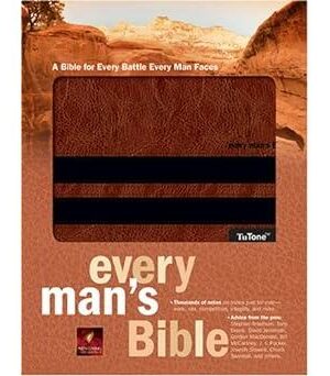 Every Man's Bible NLT (LeatherLike Brown/Black)