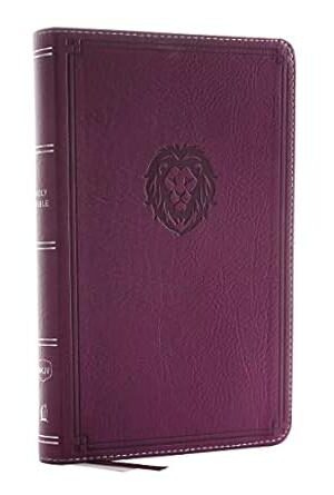 NKJV Thinline Bible Youth Edition: Comfort Print (Leathersoft, Purple)